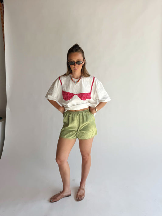 Satin Shorts (Green)