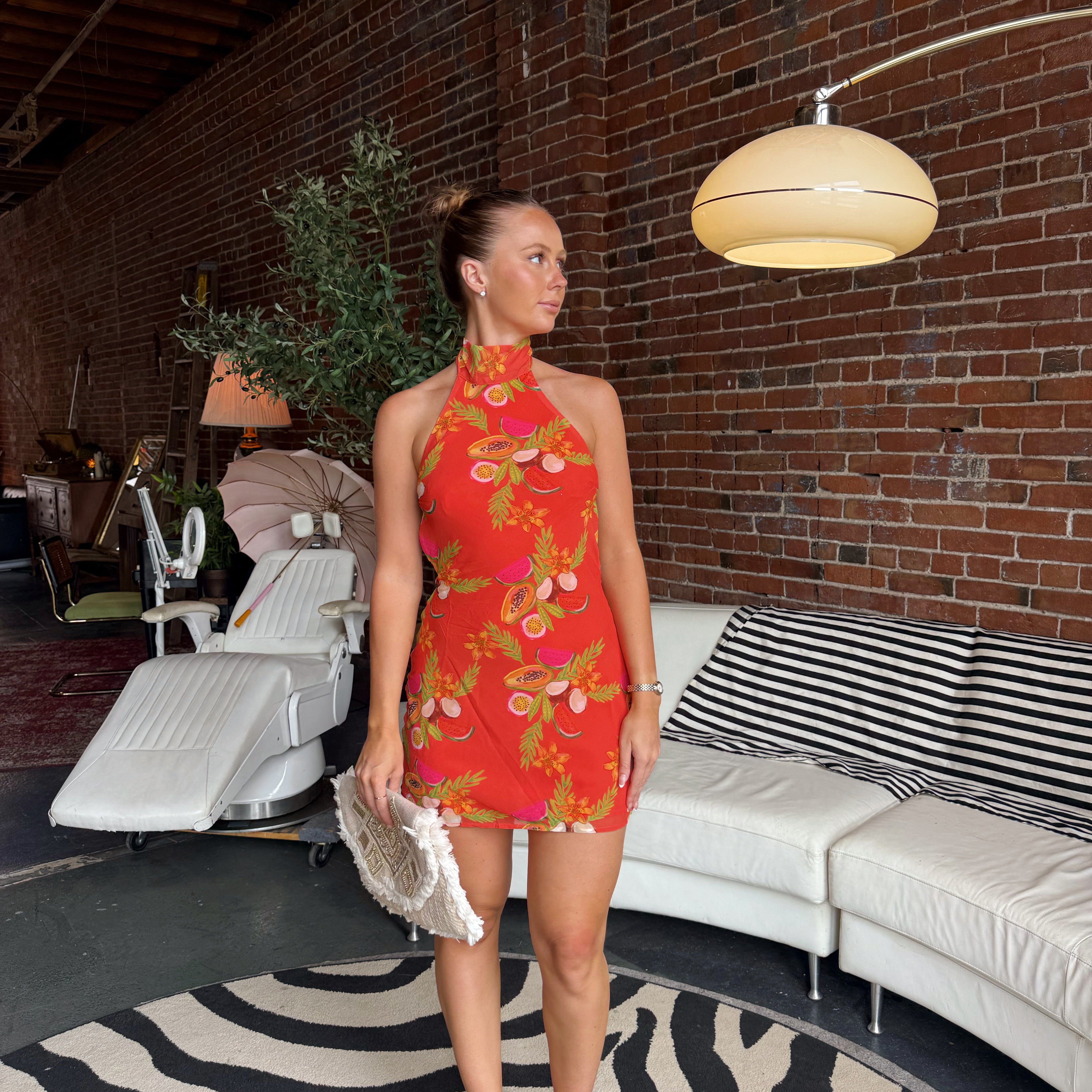 Island Nectar Halter Dres