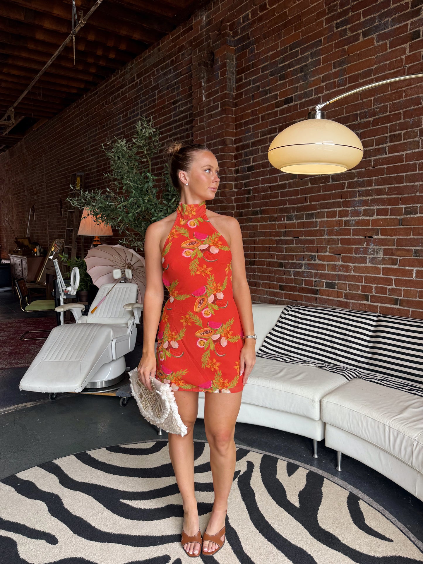 Island Nectar Halter Dres