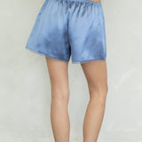 Satin Shorts (Blue)