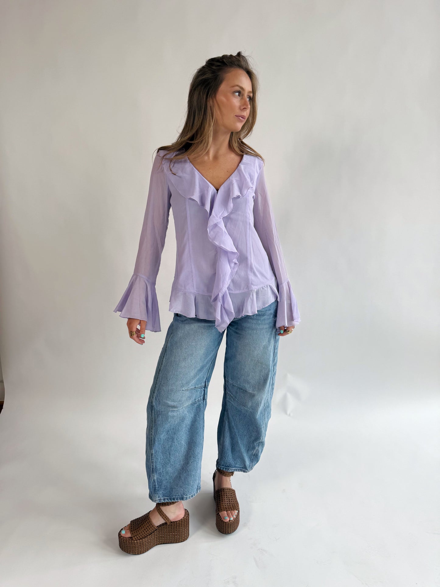 Lavender Blouse