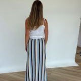 Cocoa Striped Skirt
