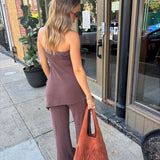 Chocolate Knit Set