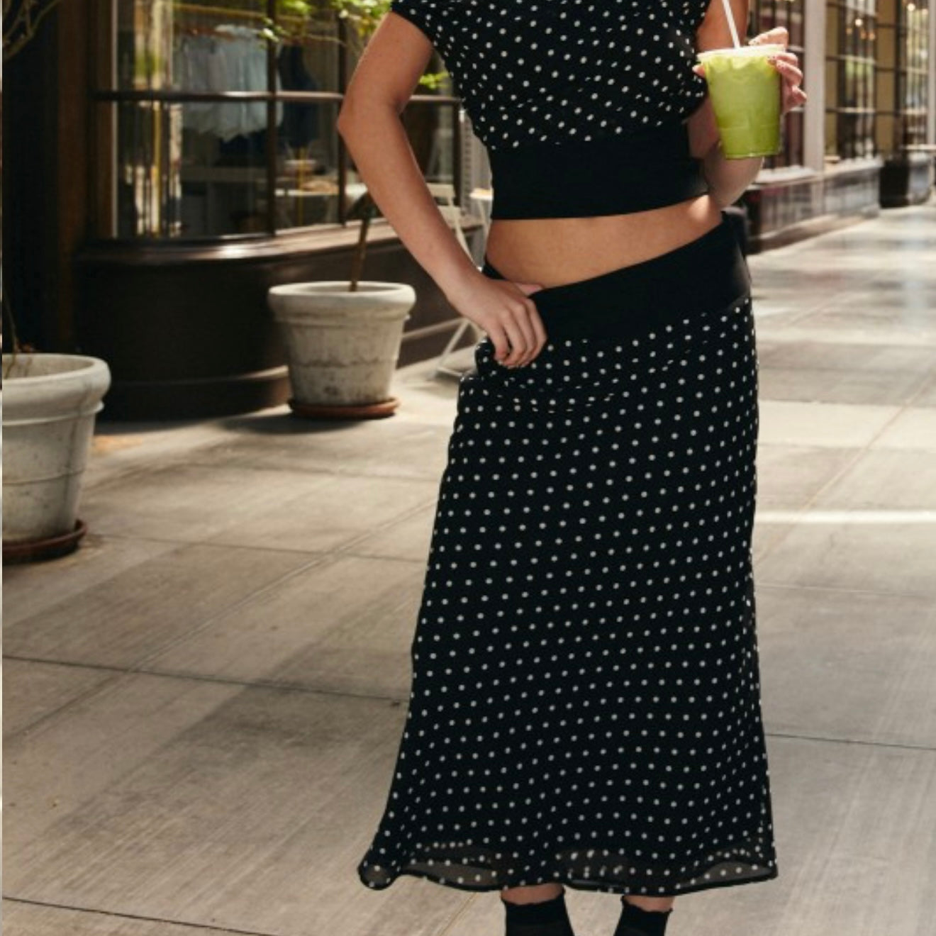 Kitty Polka Dot Set