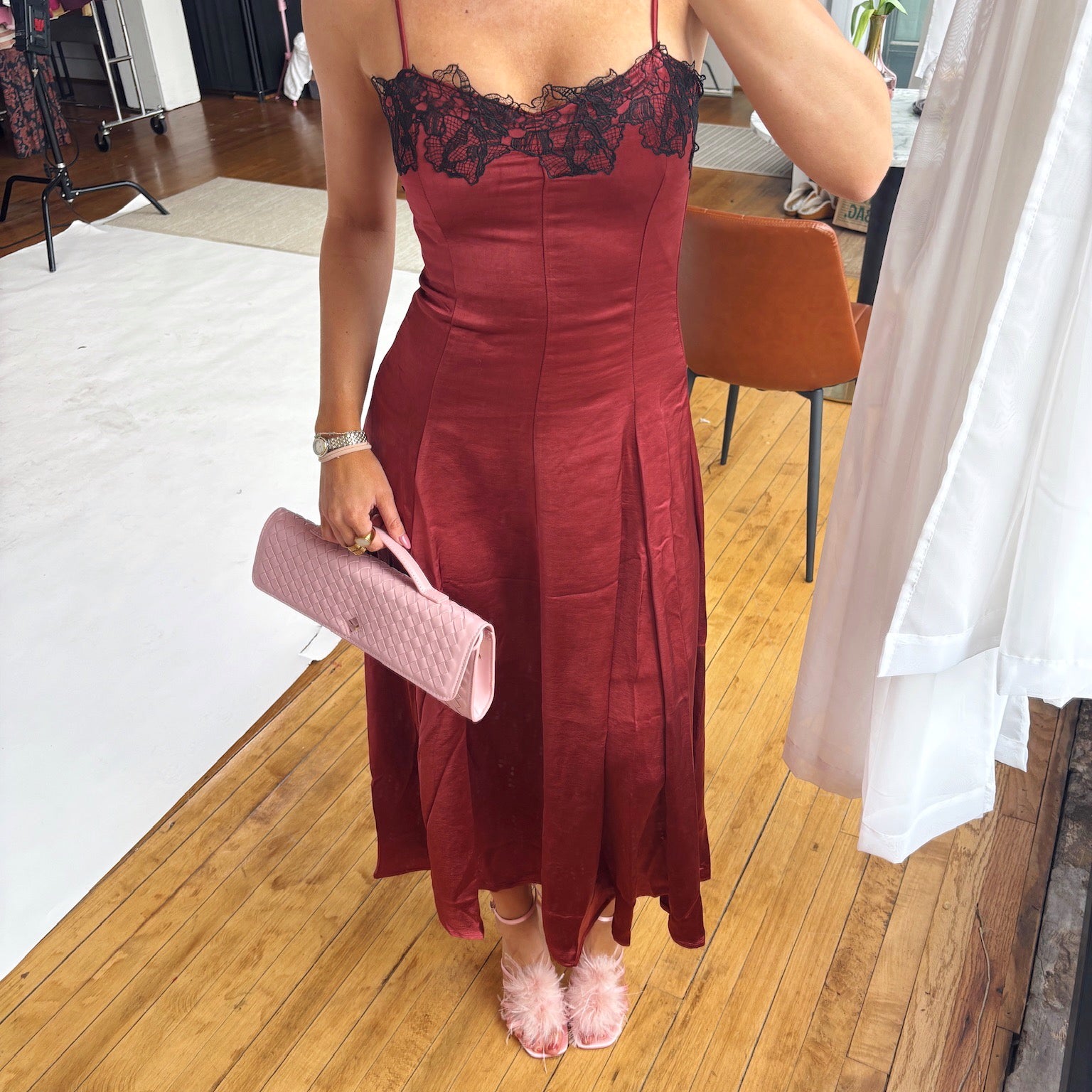 Merlot Midi Dress