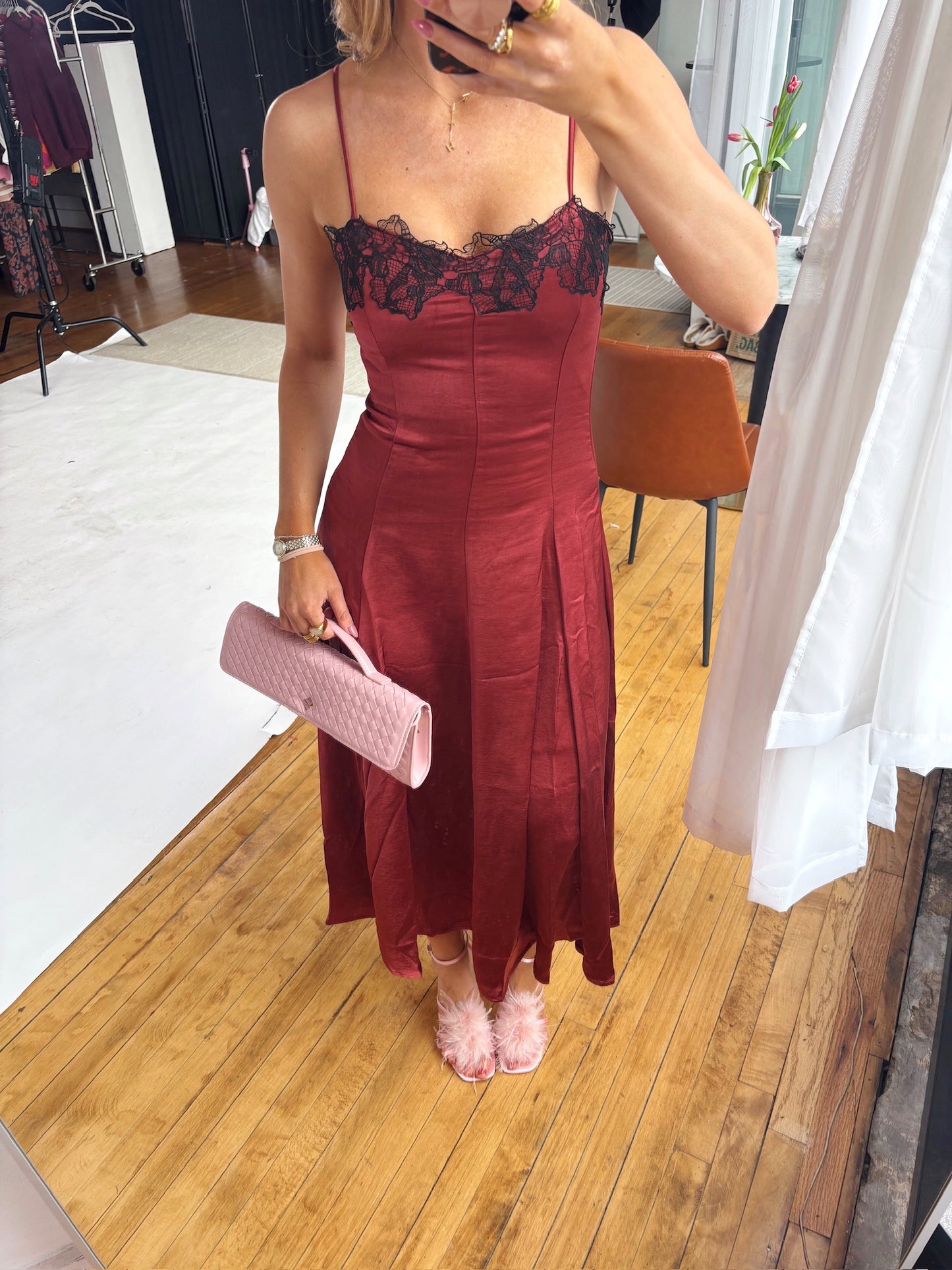 Merlot Midi Dress