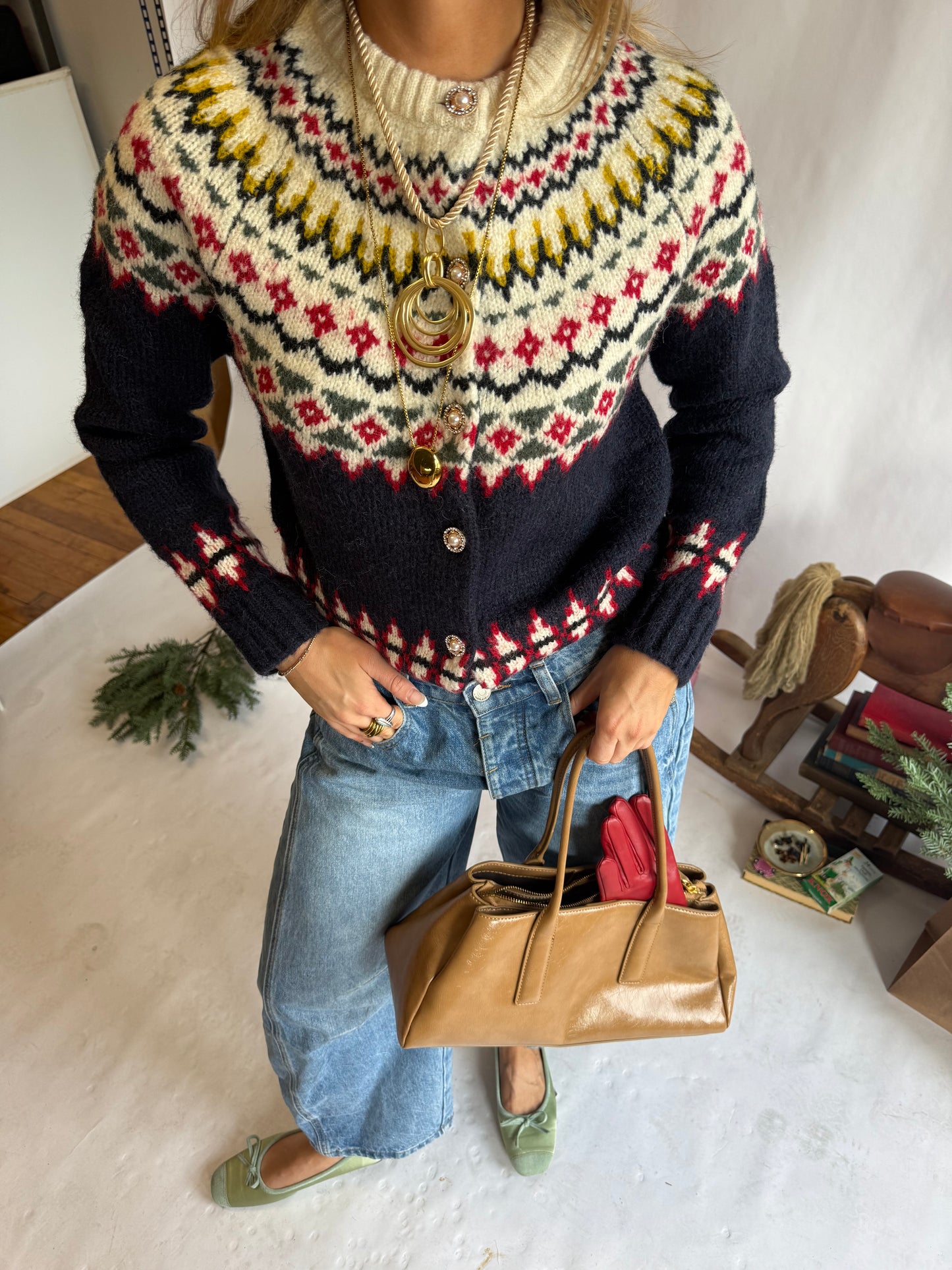 PREORDER Vintage Ski Lodge Sweater