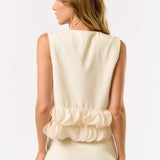 Chic Ruffle Vest