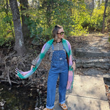 Sarah Retro Denim Overalls