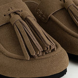 Taupe Suede Ariana Mule