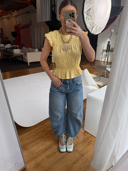 Sunshine Smocked Top