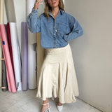 Sallie Maxi Skirt (Cream)