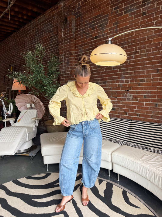 Emeline Butter Blouse