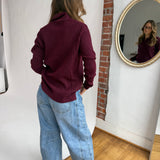 Collared Cherry Sweater
