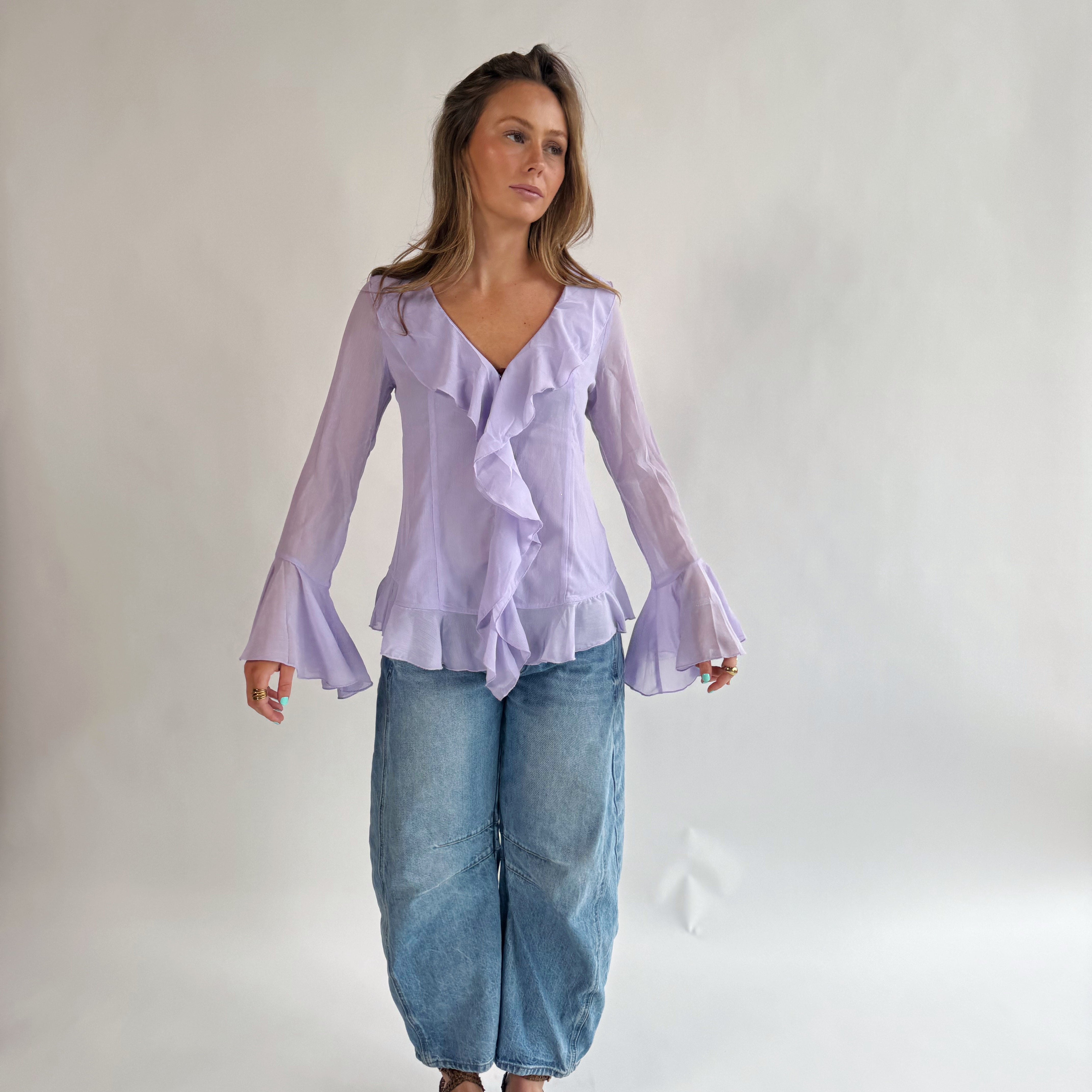 Lavender Blouse