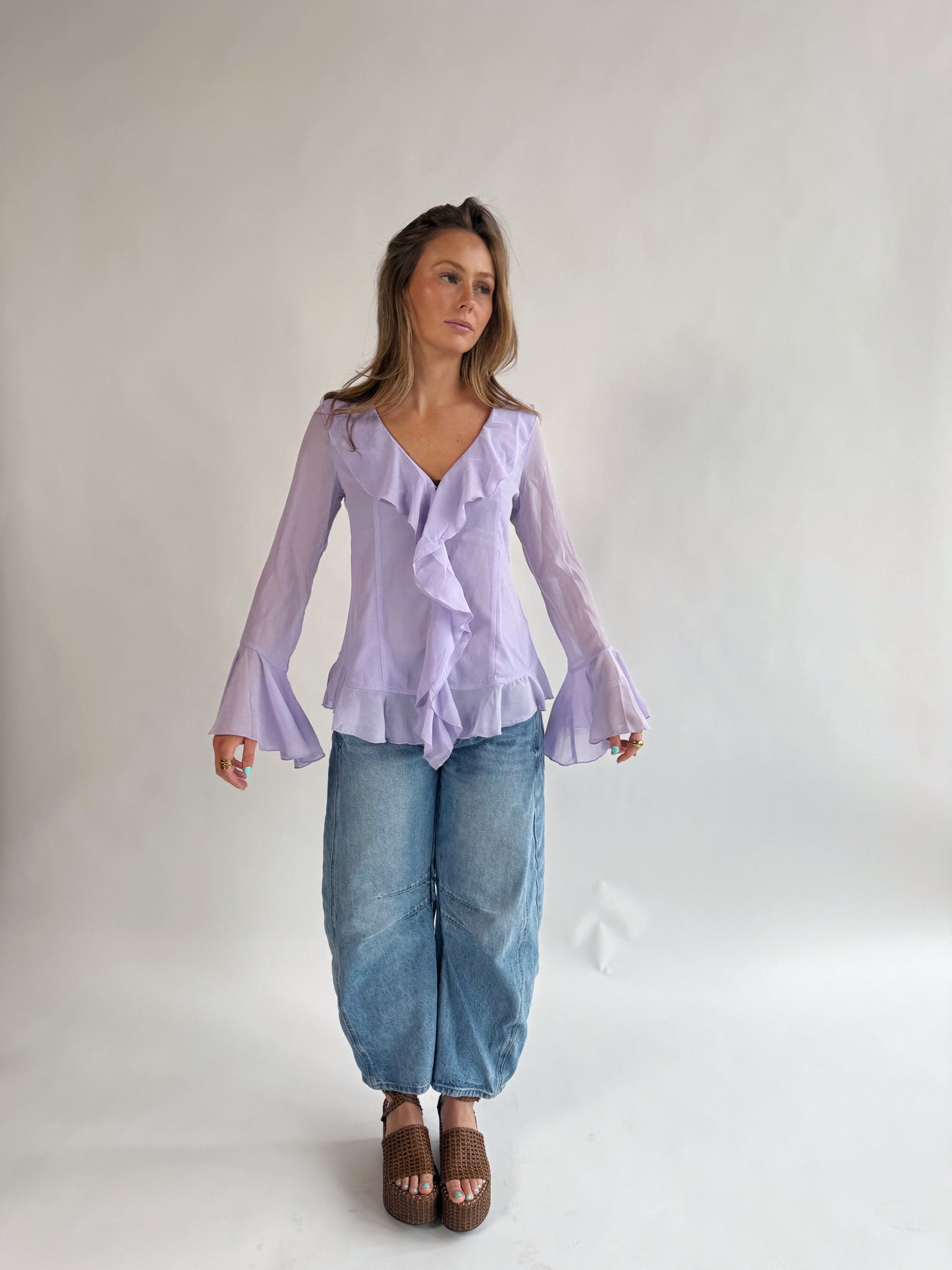 Lavender Blouse