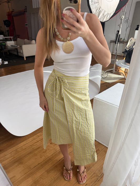 Lime Midi Skirt