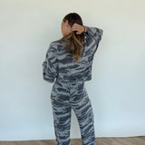 Grey Camo Lounge Set
