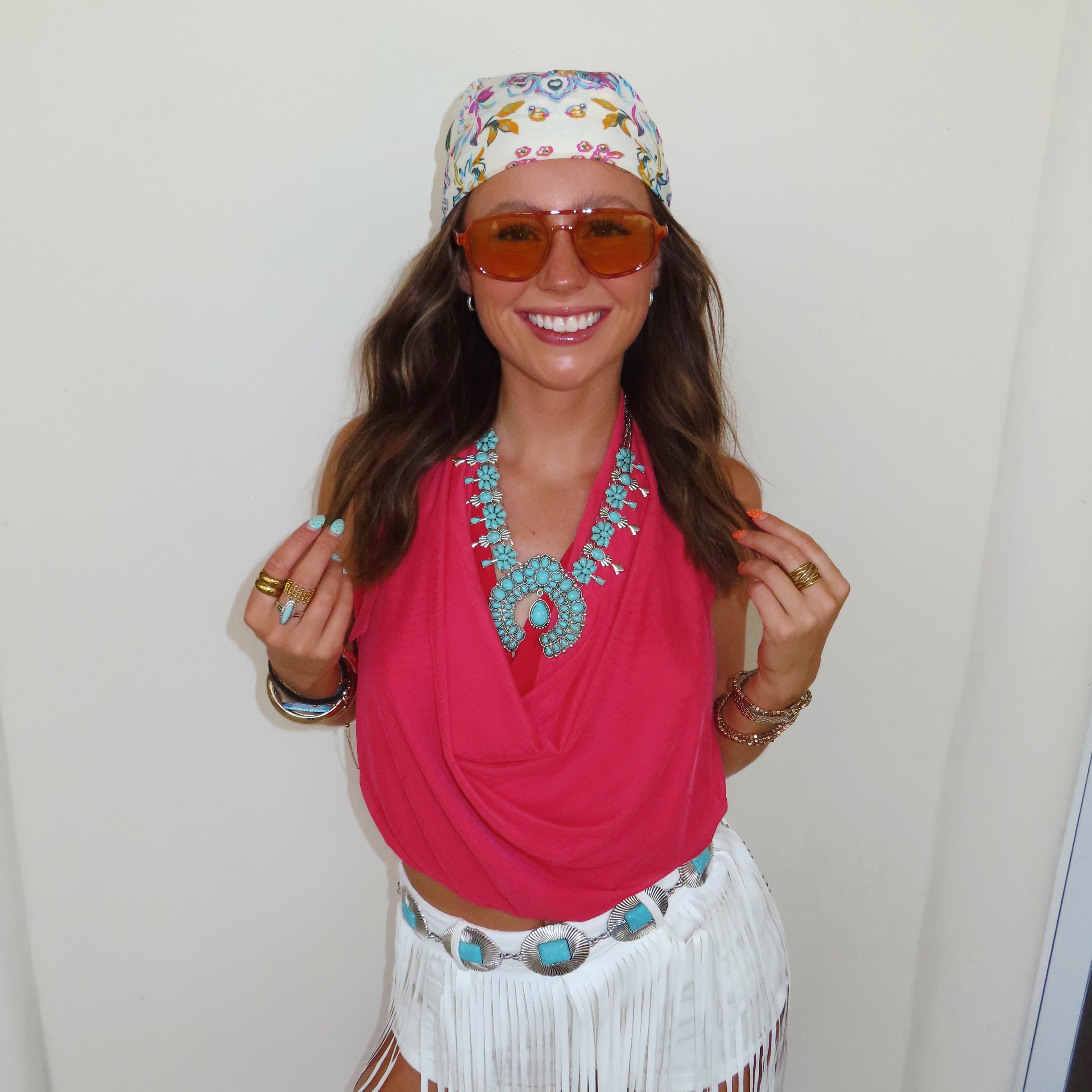 Fringe Denim Shorts