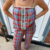 Veronica Plaid Set