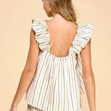 Mocha Striped Set
