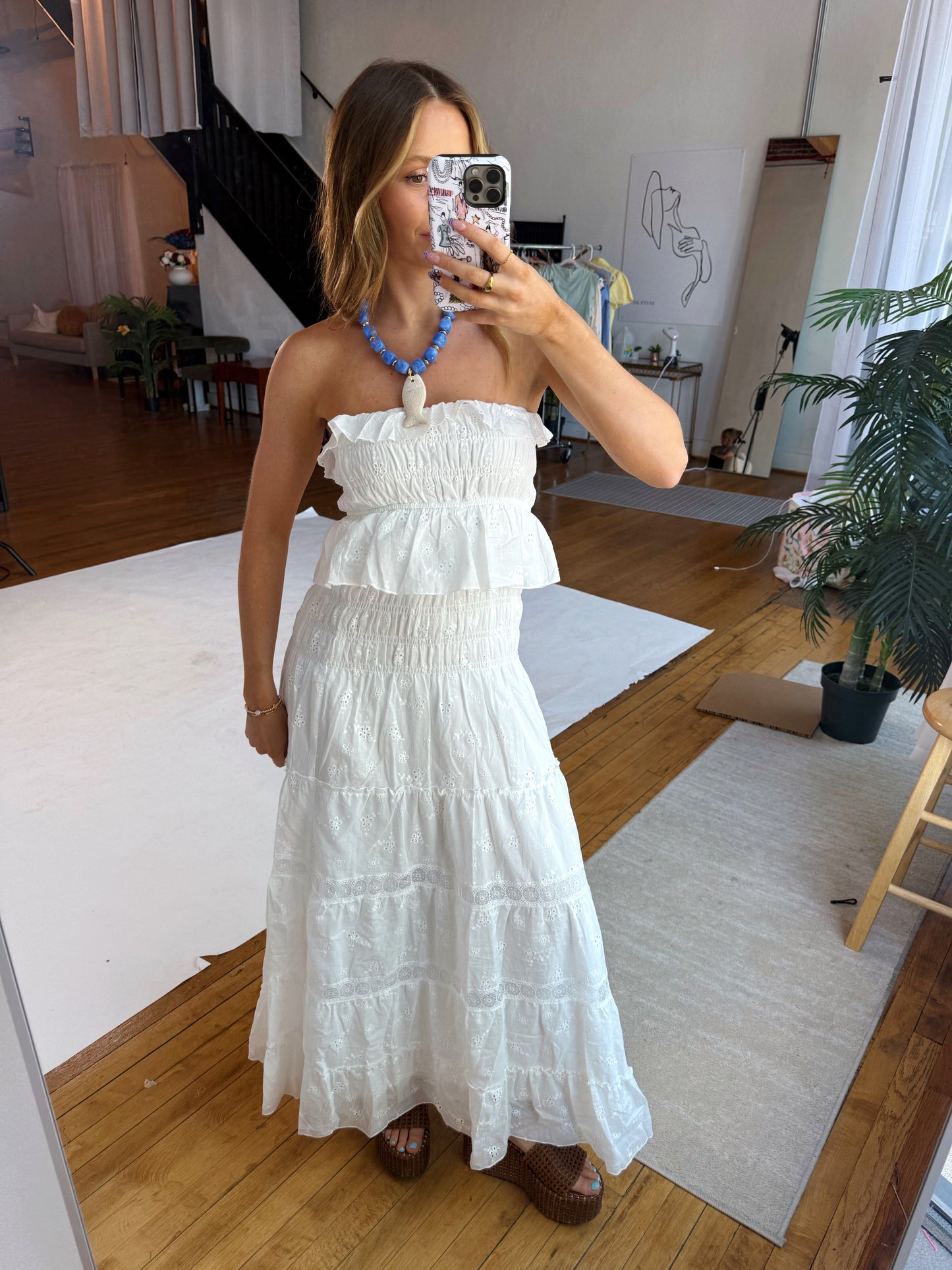 Lilliana Eyelet Dress