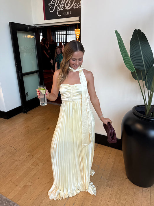 Yellow Silk Maxi