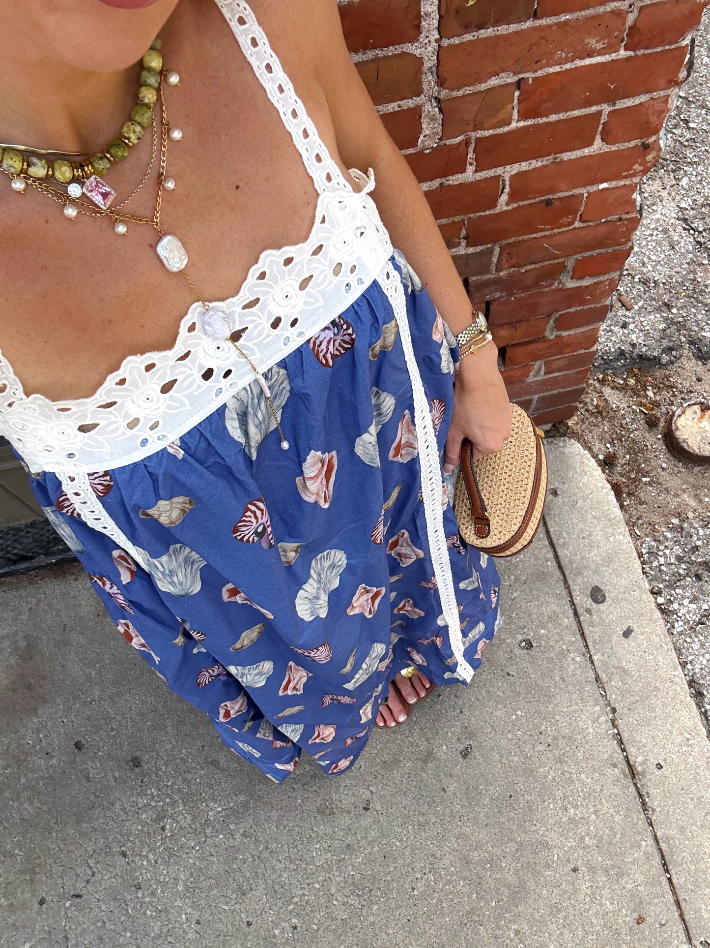 Royal Blue Shell Maxi