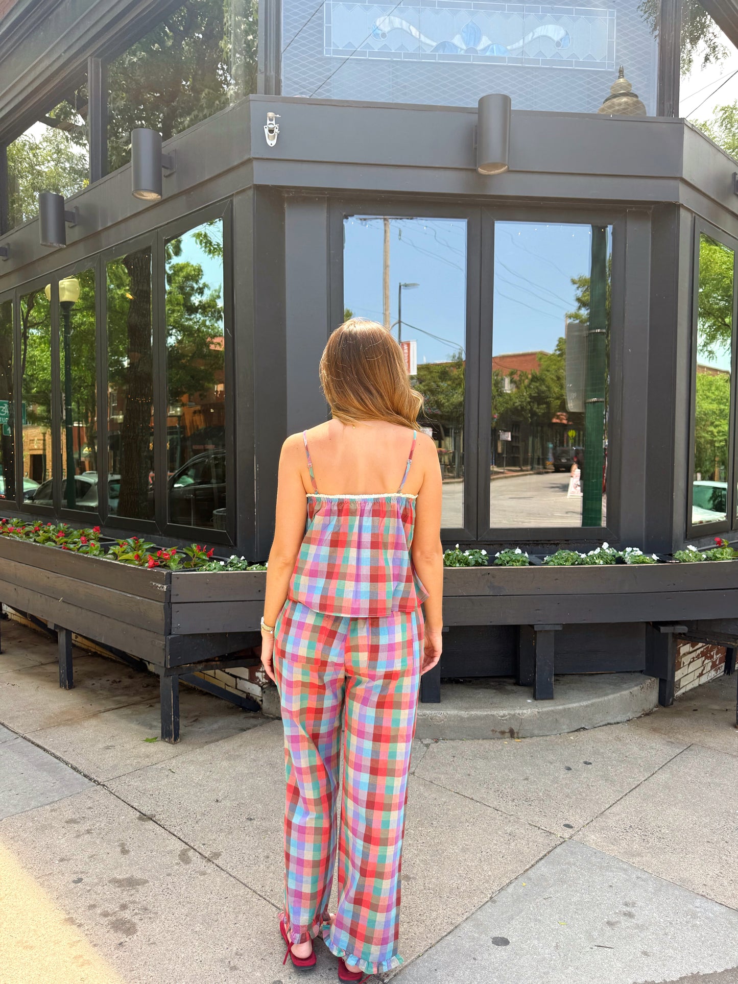 Veronica Plaid Set