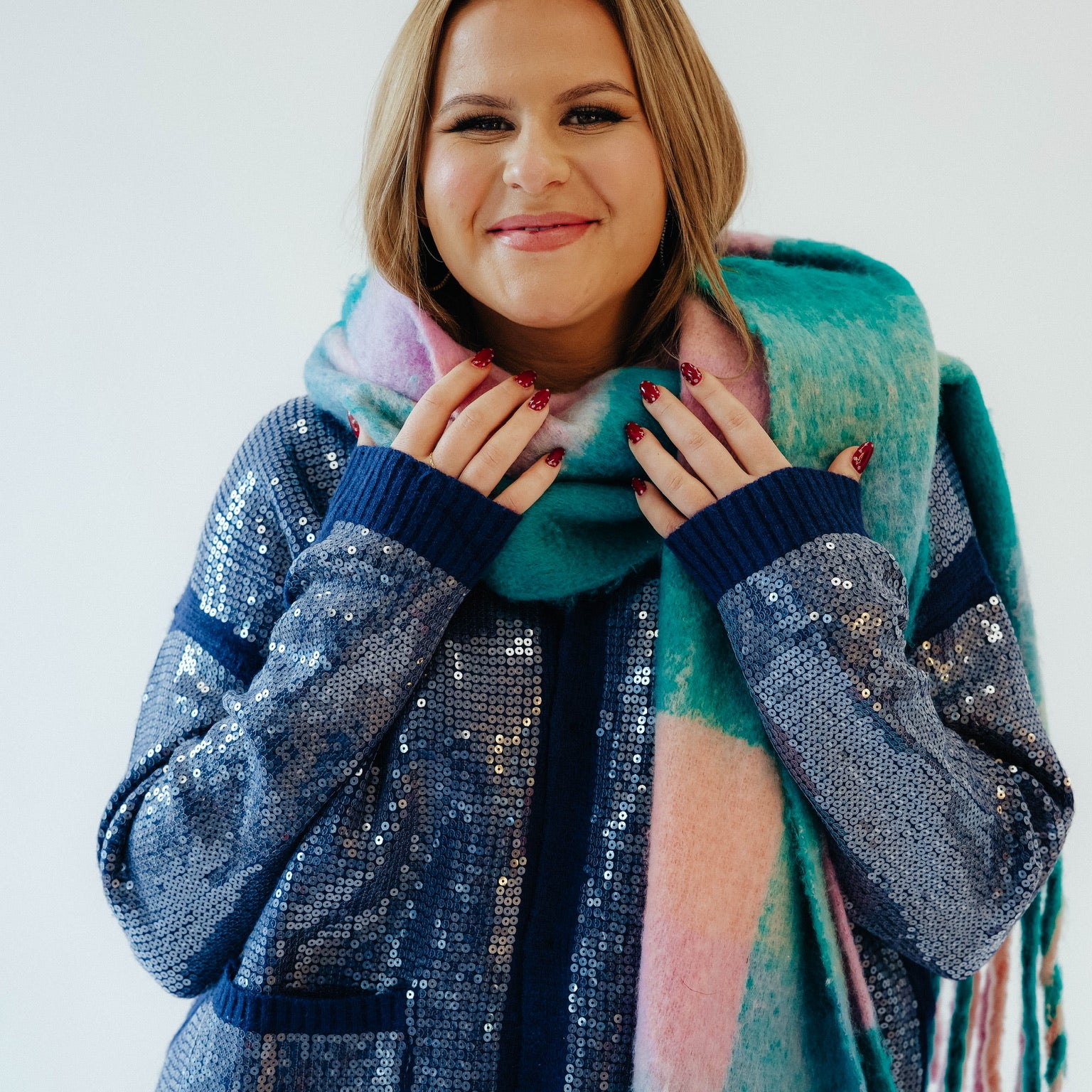Cynthia Sequin Cardigan