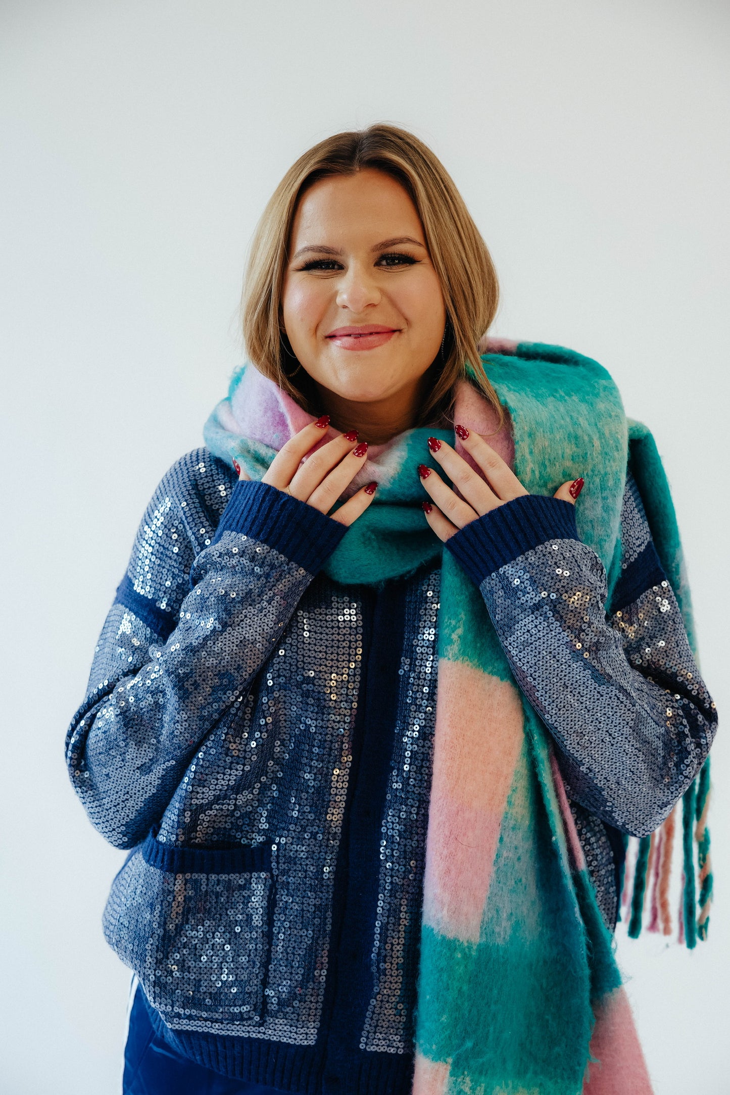 Cynthia Sequin Cardigan