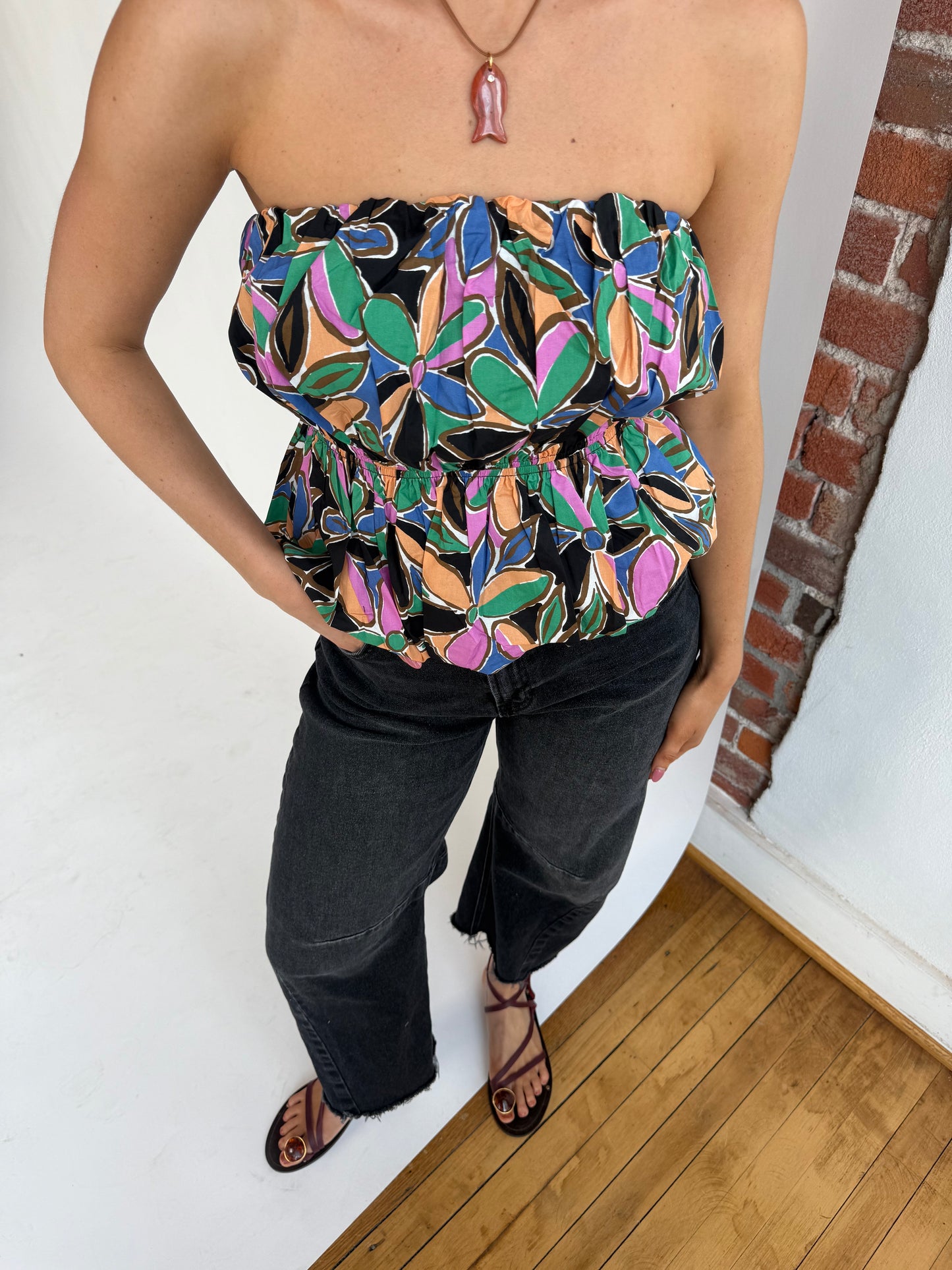 Floral Tube Top