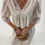 Lillyan Half Puff Sleeve Blouse