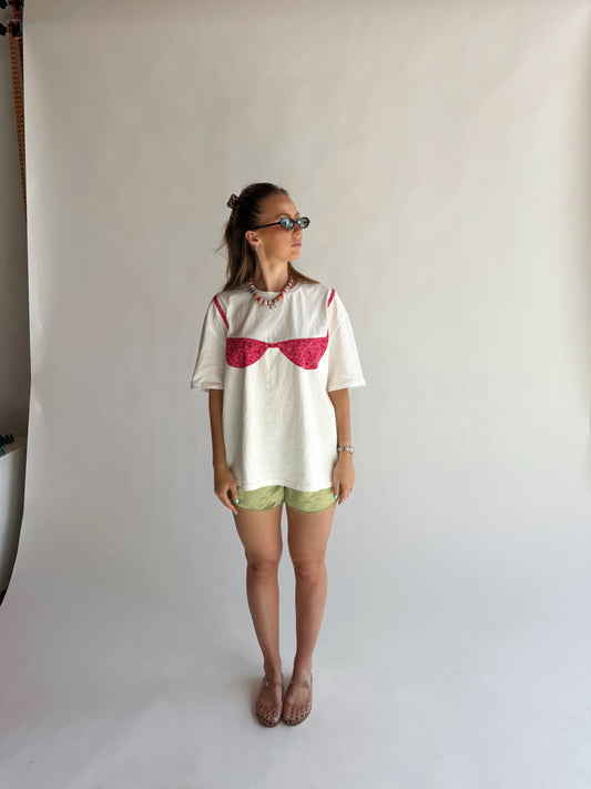 Bikini Tee (Pink Floral)
