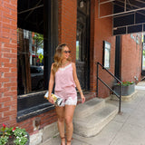 Blush Gingham Tank