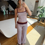 Strawberry Milk Striped Set