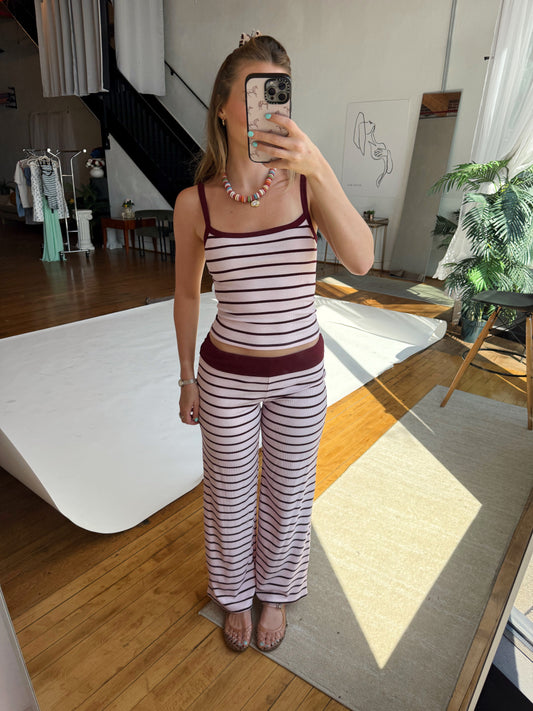 Strawberry Milk Striped Set