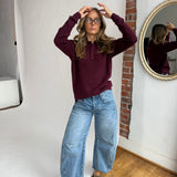 Collared Cherry Sweater