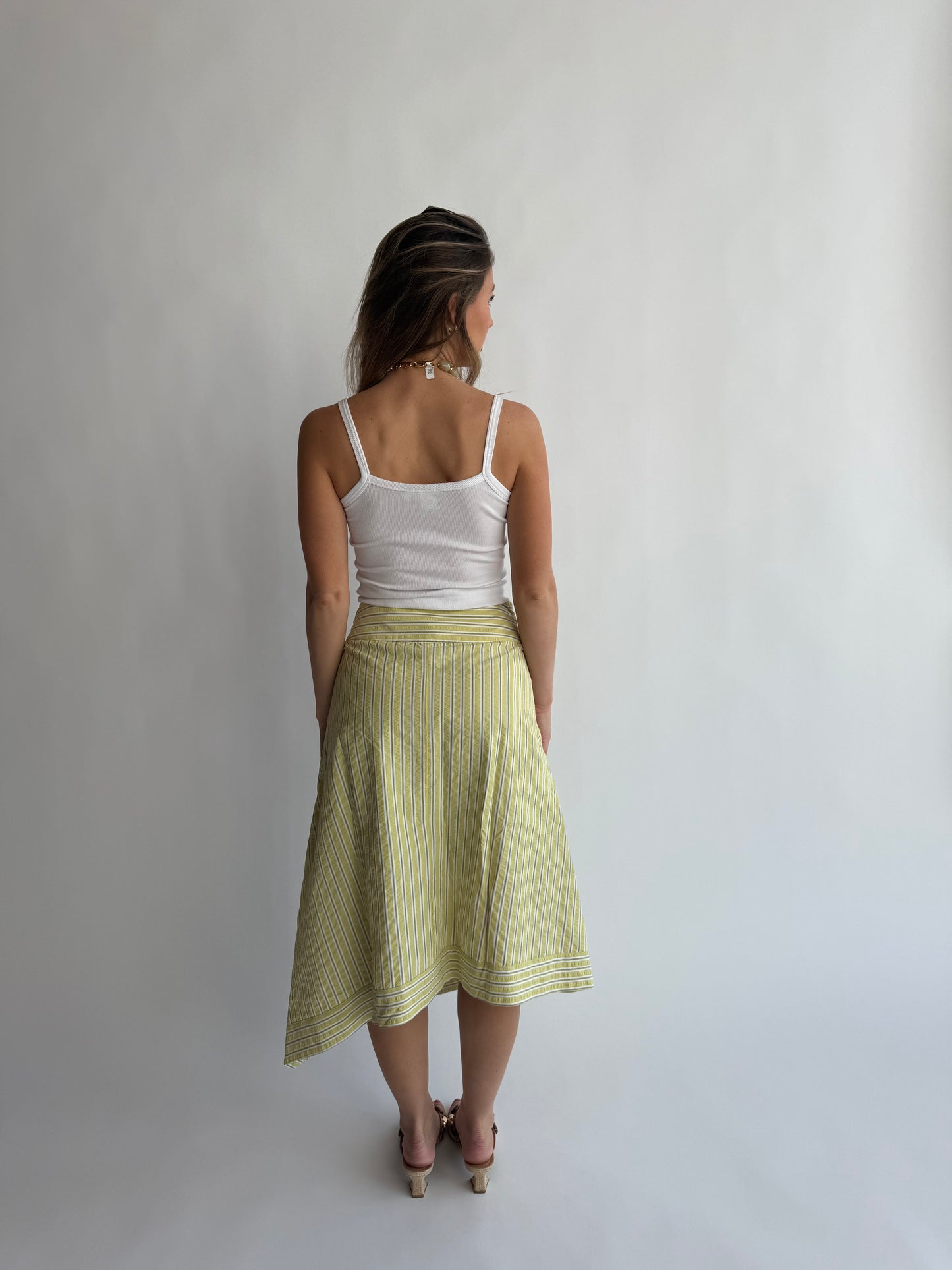 Lime Midi Skirt