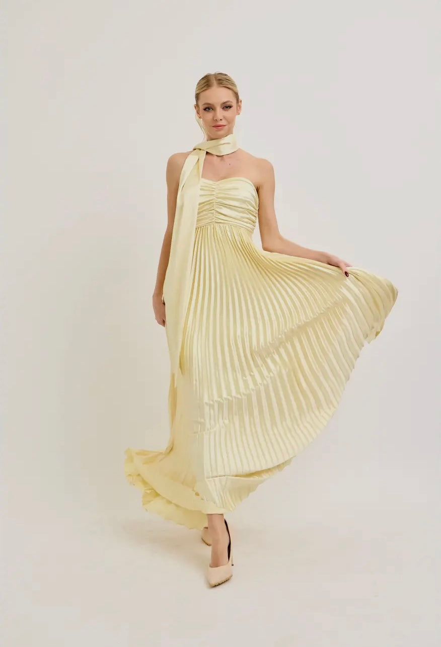 Yellow Silk Maxi