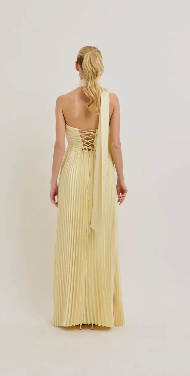 Yellow Silk Maxi