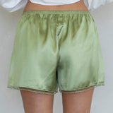 Satin Shorts (Green)