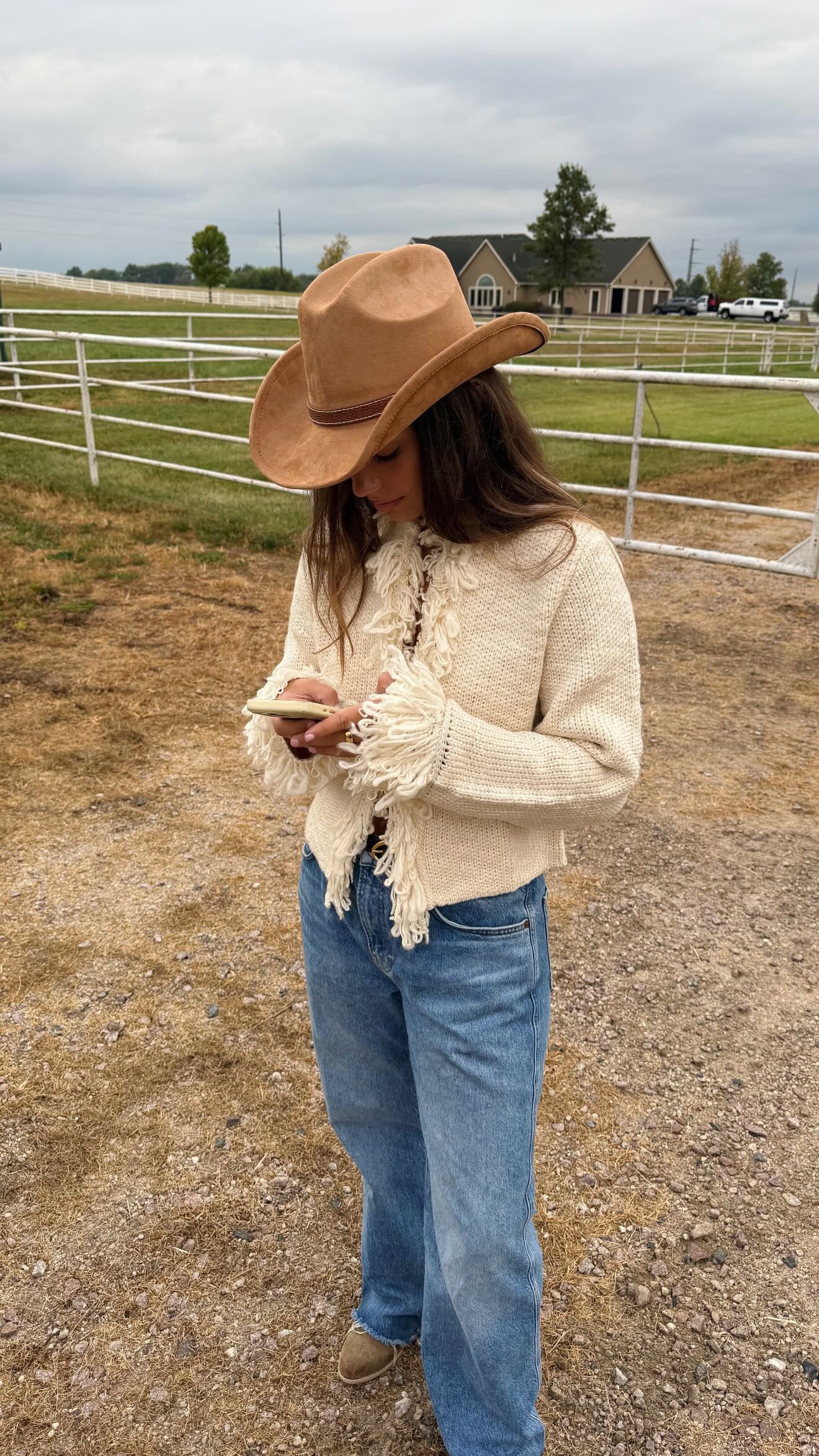 PREORDER Fringe Knit Cardigan