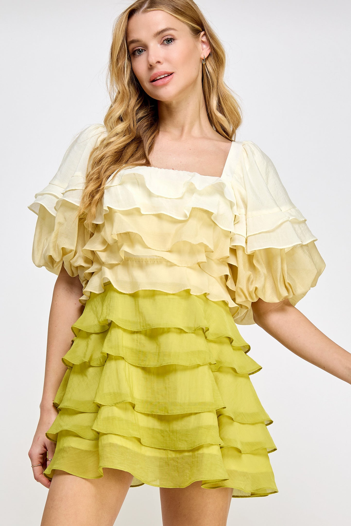 Molly Ruffle Mini Dress