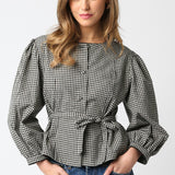 Maia Checkered Blouse