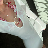 Knit White Cover-Up