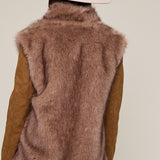 Casual Faux Fur Vest