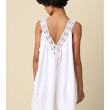Sylvia Lace Trim Mini Dress