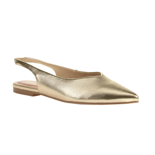 Gold Metallic Flats